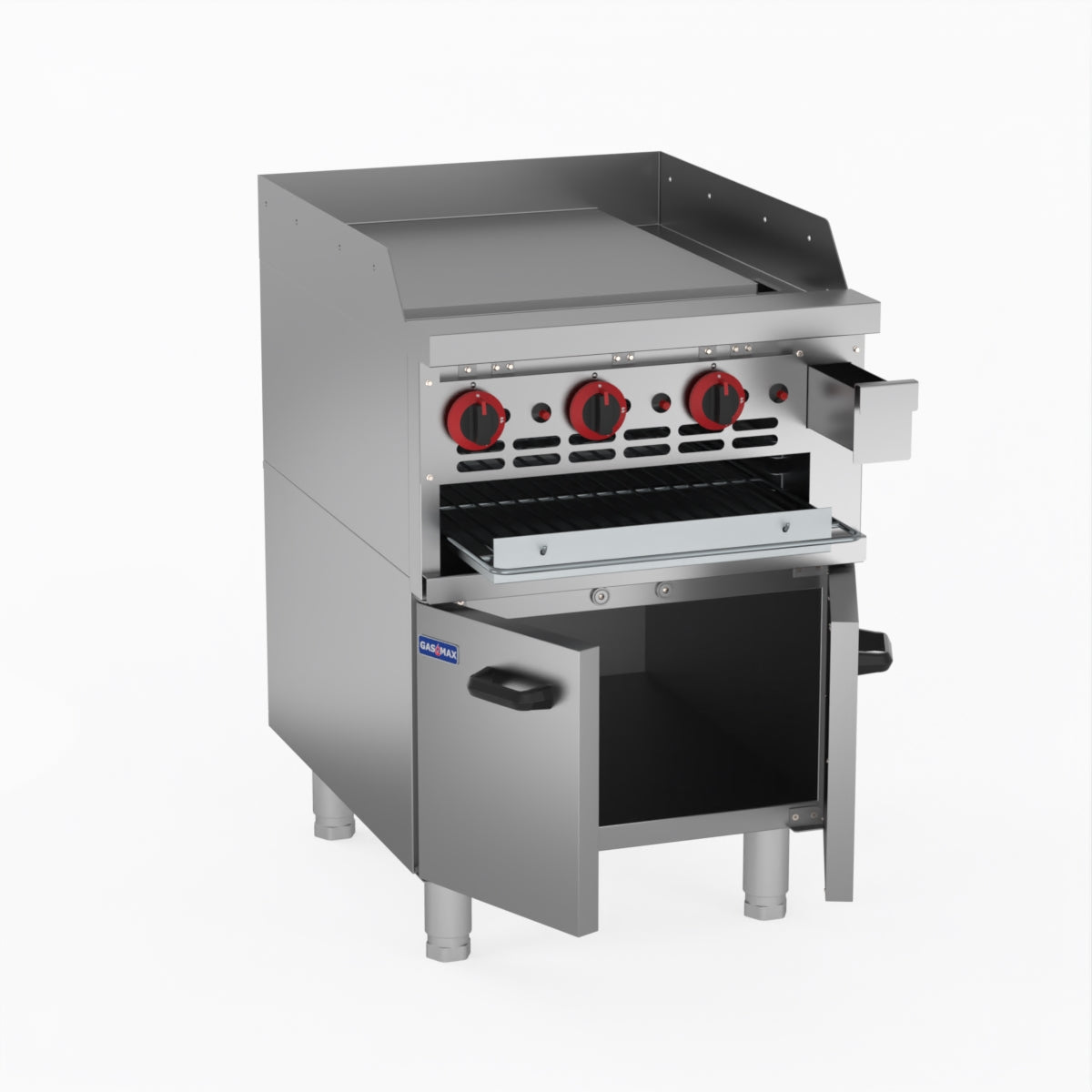 GasMAX Gas Griddle And Toaster With Cabinet GGS-24LPG