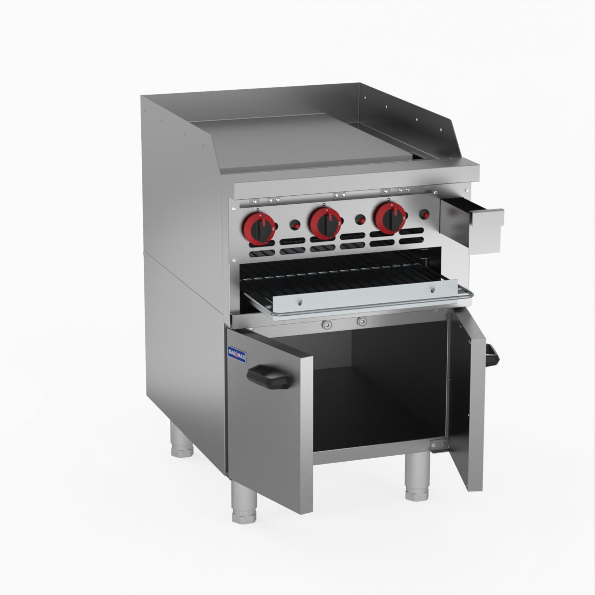GasMAX Gas Griddle And Toaster With Cabinet GGS-24LPG