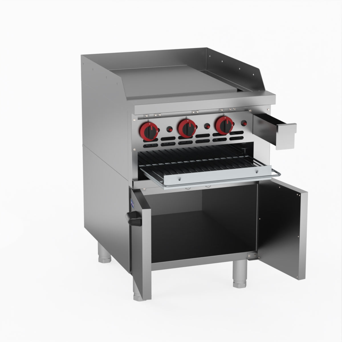 GasMAX Gas Griddle And Toaster With Cabinet GGS-24LPG