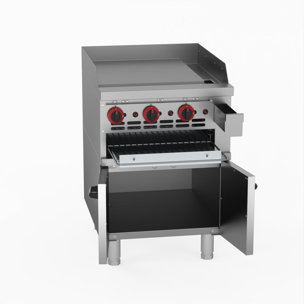 GasMAX Gas Griddle And Toaster With Cabinet - GGS-24