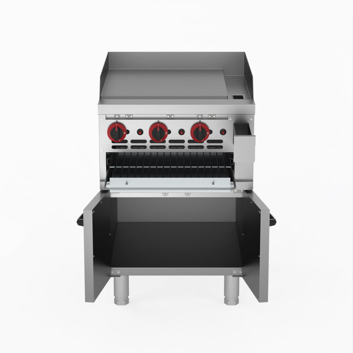 GasMAX Gas Griddle And Toaster With Cabinet GGS-24LPG
