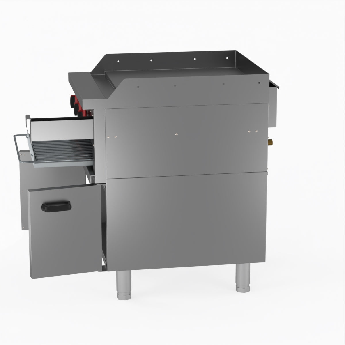 GasMAX Gas Griddle And Toaster With Cabinet GGS-24LPG