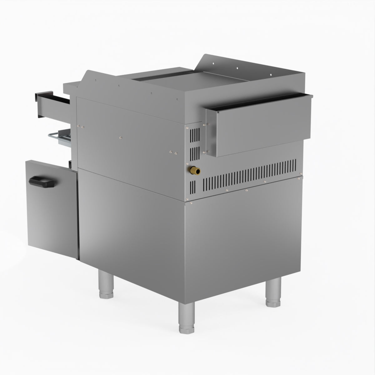 GasMAX Gas Griddle And Toaster With Cabinet GGS-24LPG