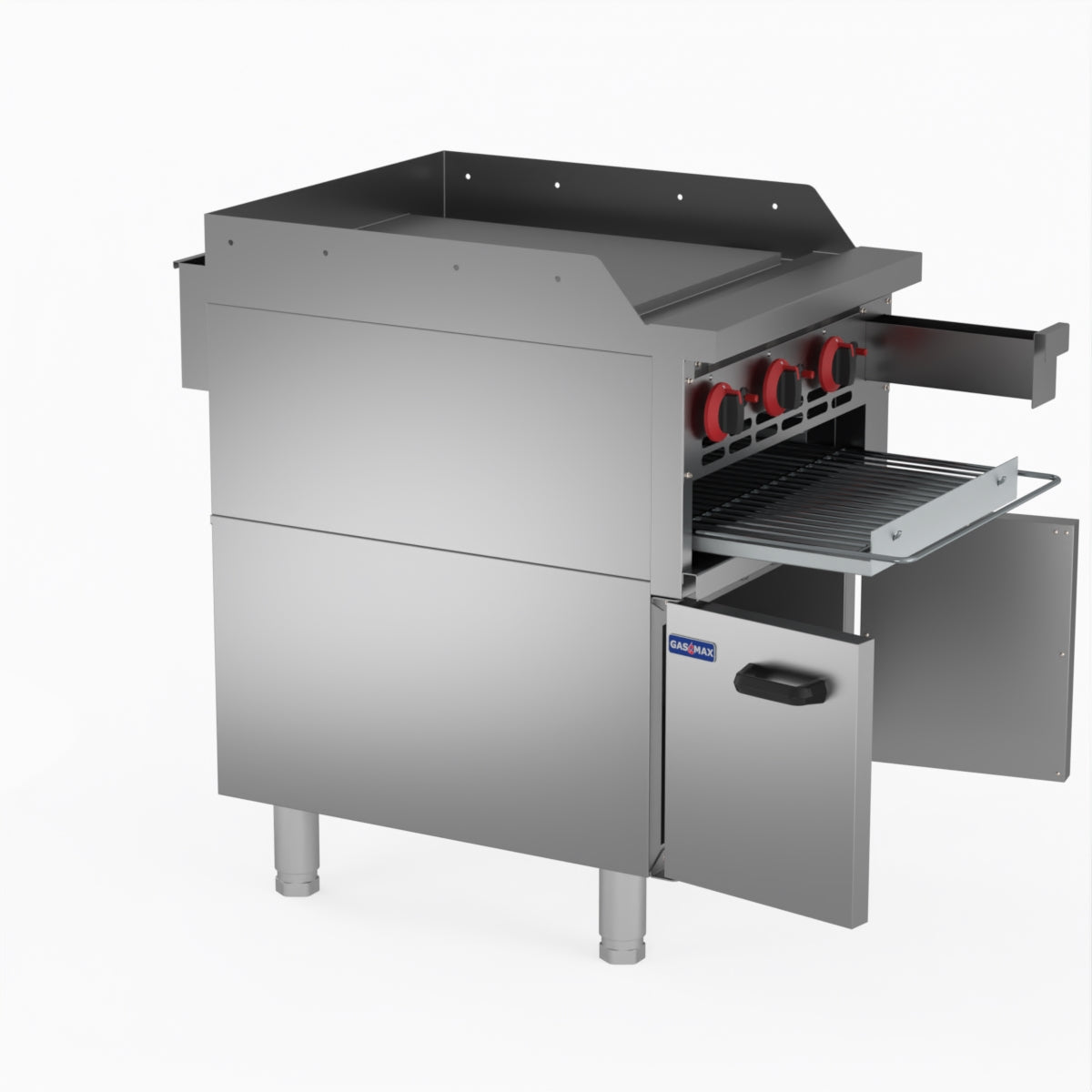 GasMAX Gas Griddle And Toaster With Cabinet GGS-24LPG