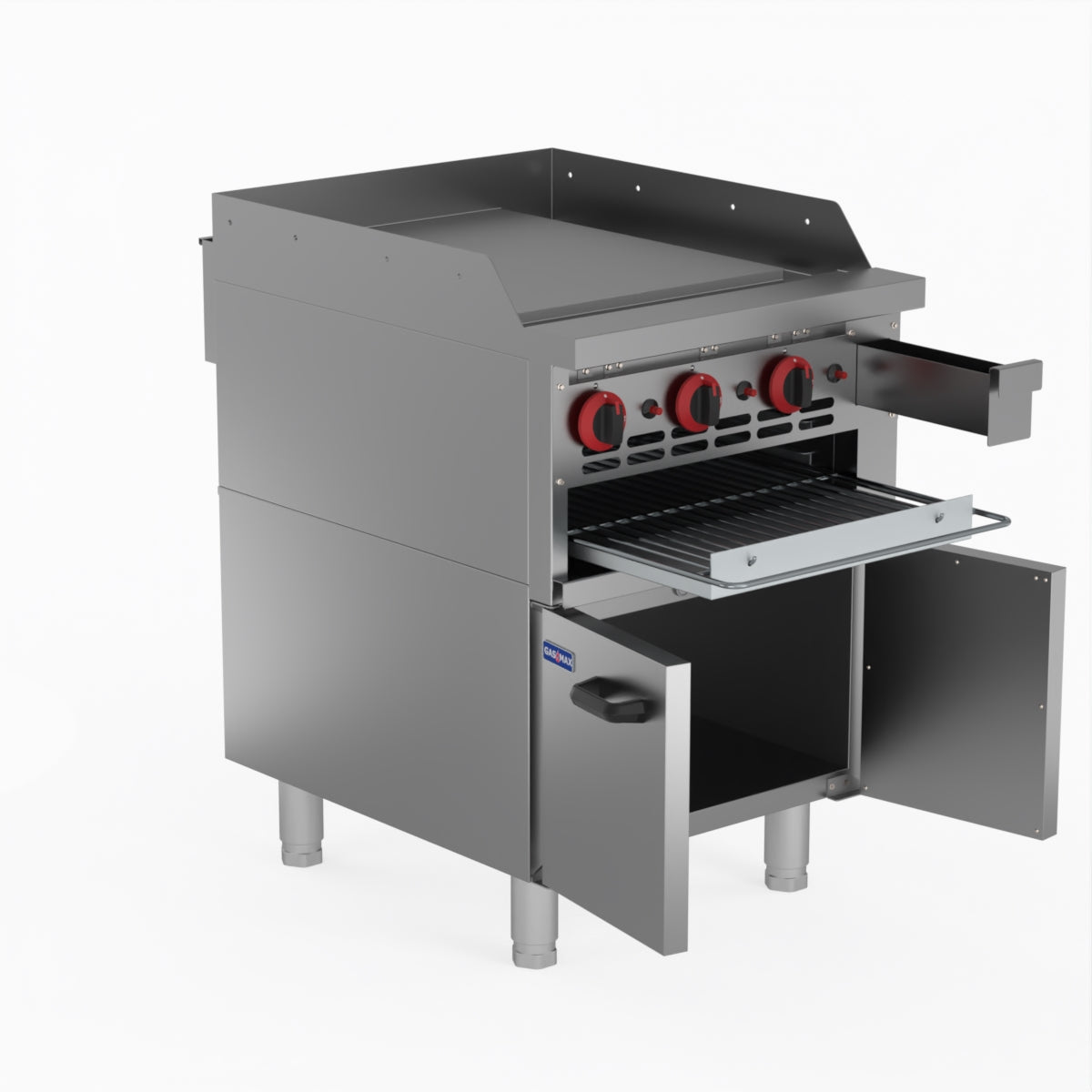 GasMAX Gas Griddle And Toaster With Cabinet GGS-24LPG