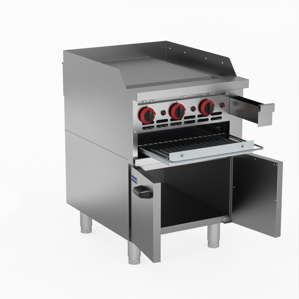 GasMAX Gas Griddle And Toaster With Cabinet - GGS-24