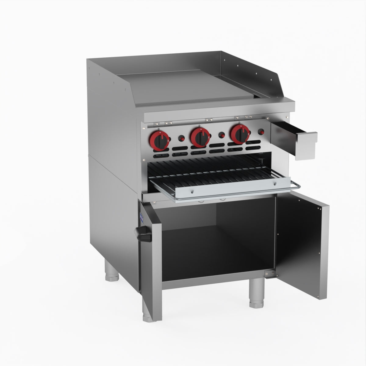 GasMAX Gas Griddle And Toaster With Cabinet GGS-24LPG