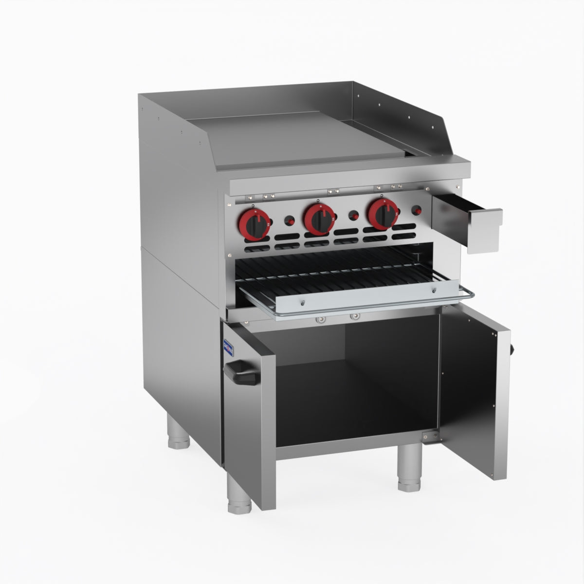 GasMAX Gas Griddle And Toaster With Cabinet GGS-24LPG