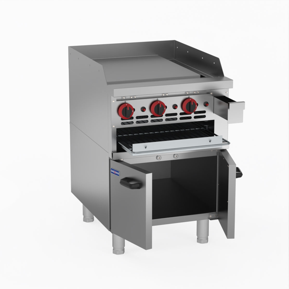 GasMAX Gas Griddle And Toaster With Cabinet GGS-24LPG
