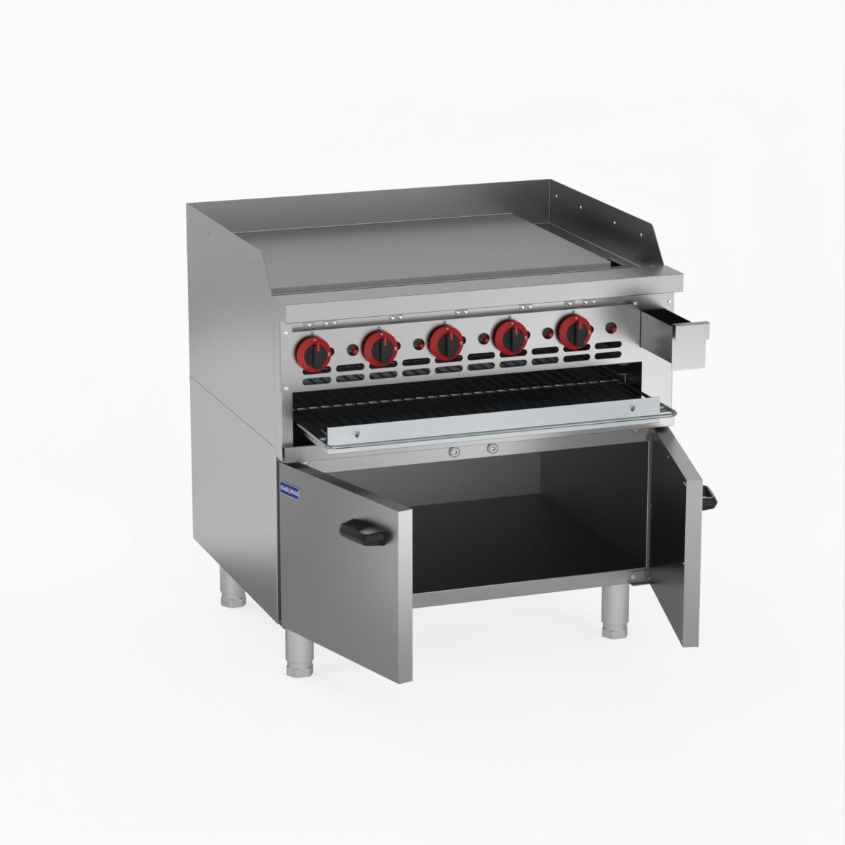 GasMAX Gas Griddle And Toaster With Cabinet GGS-36LPG
