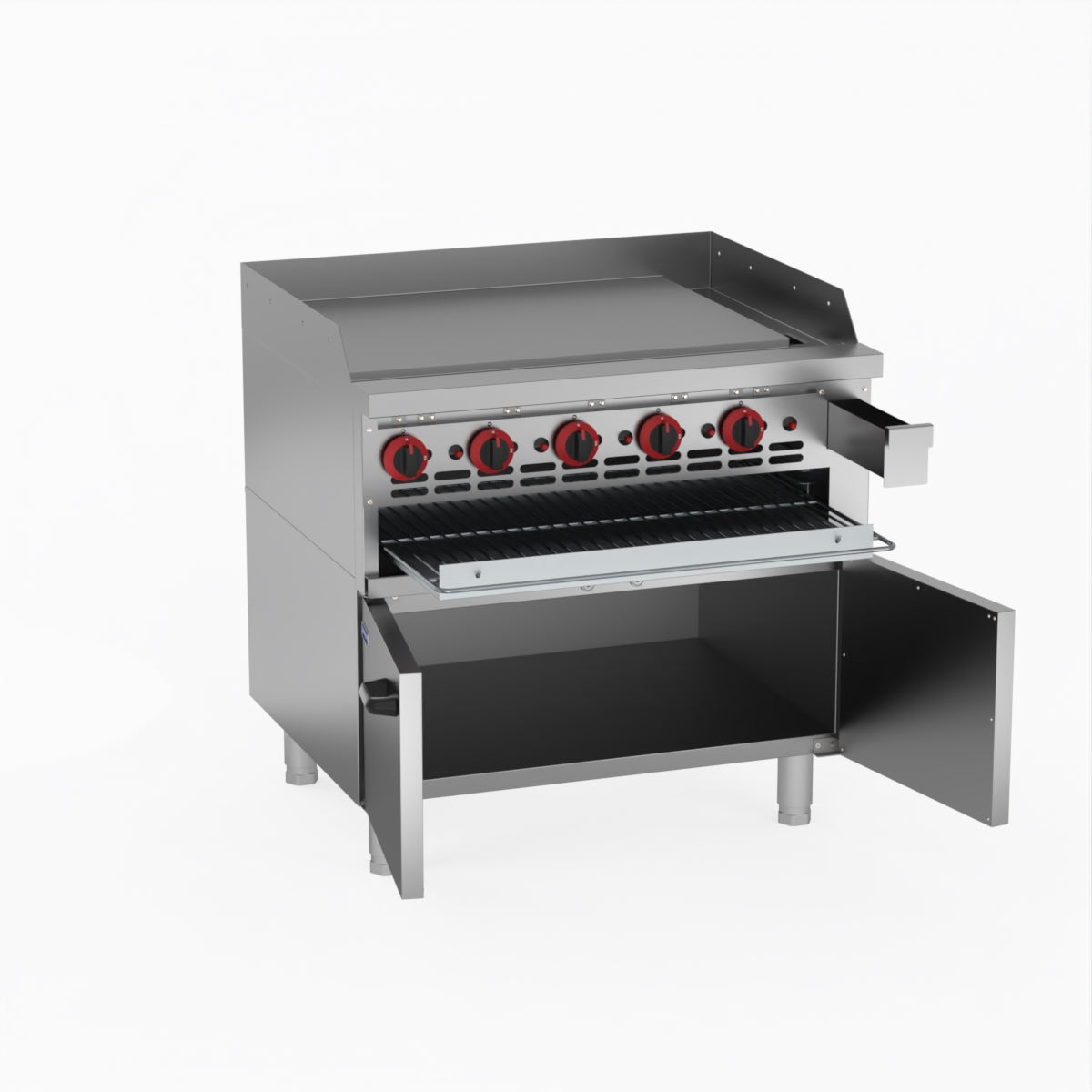 GasMAX Gas Griddle And Toaster With Cabinet GGS-36LPG