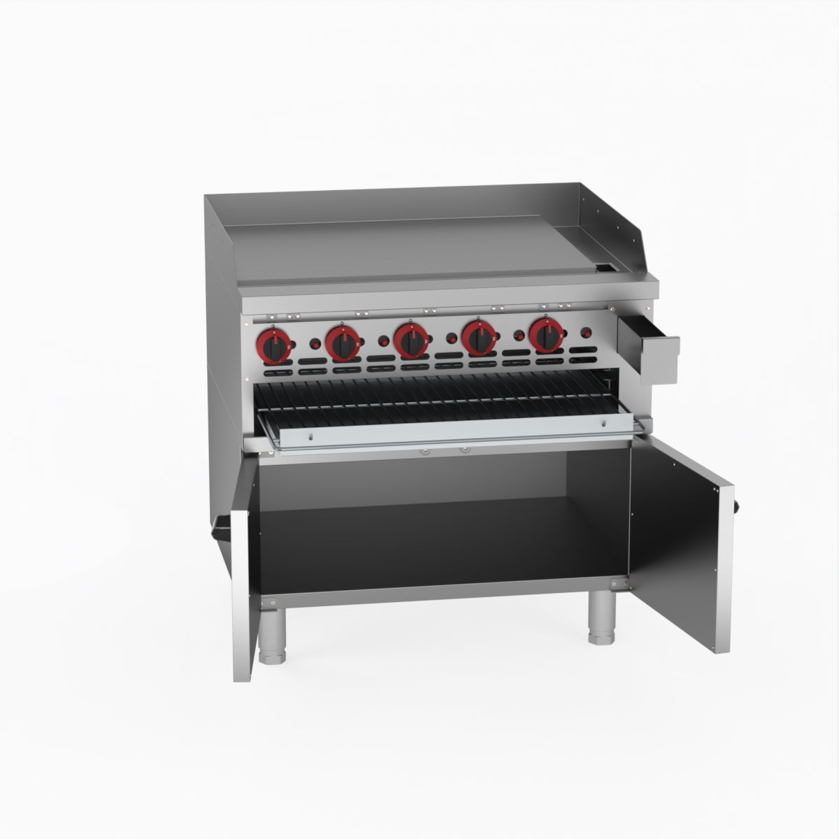 GasMAX Gas Griddle And Toaster With Cabinet GGS-36LPG