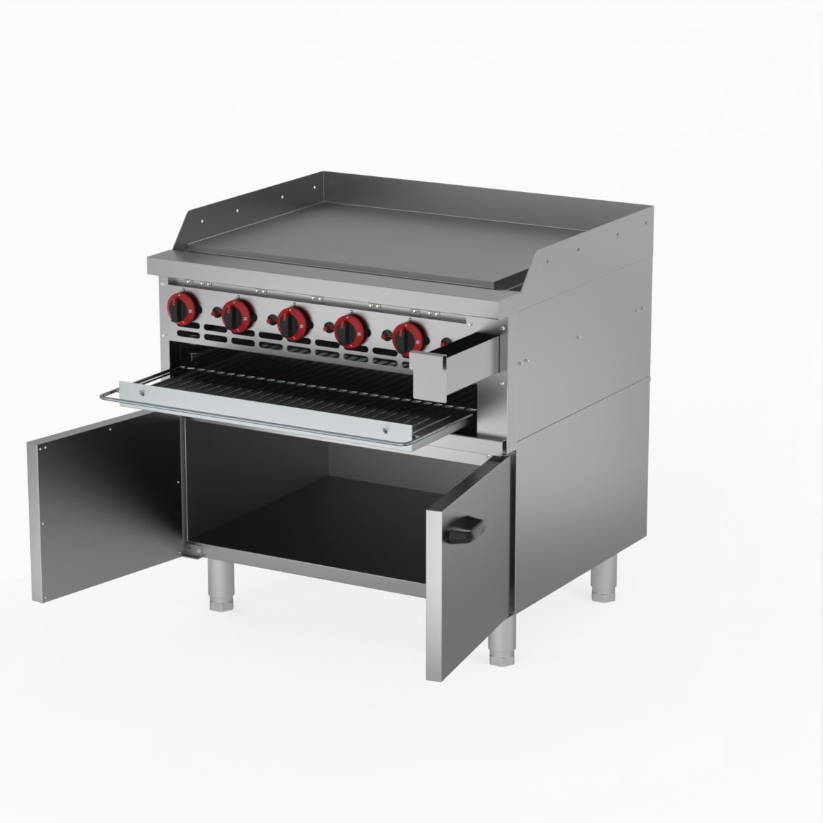 GasMAX Gas Griddle And Toaster With Cabinet GGS-36