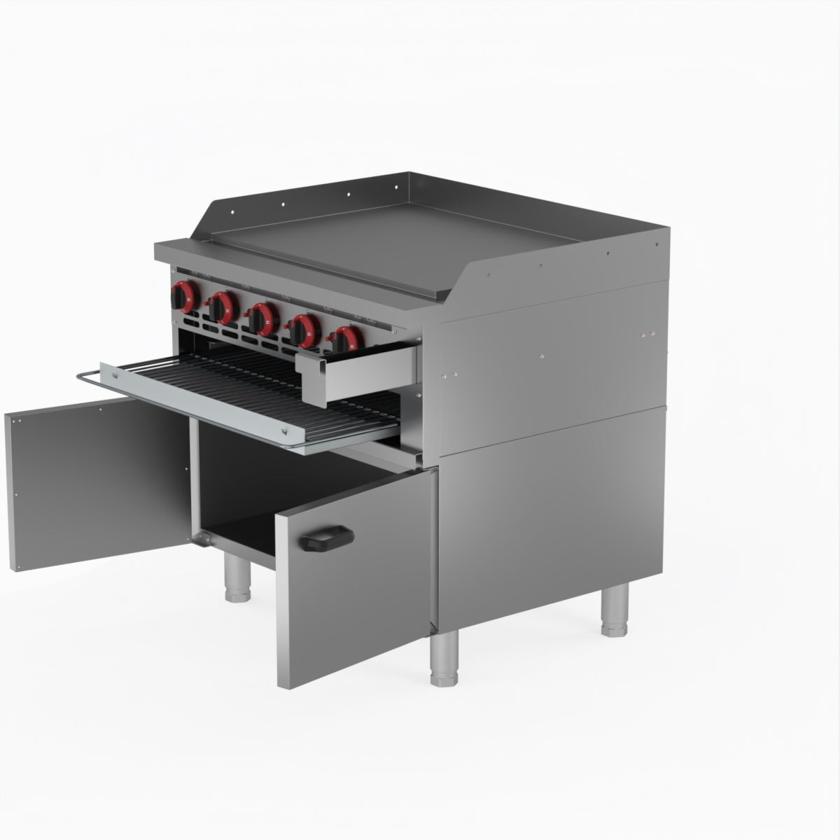 GasMAX Gas Griddle And Toaster With Cabinet GGS-36LPG