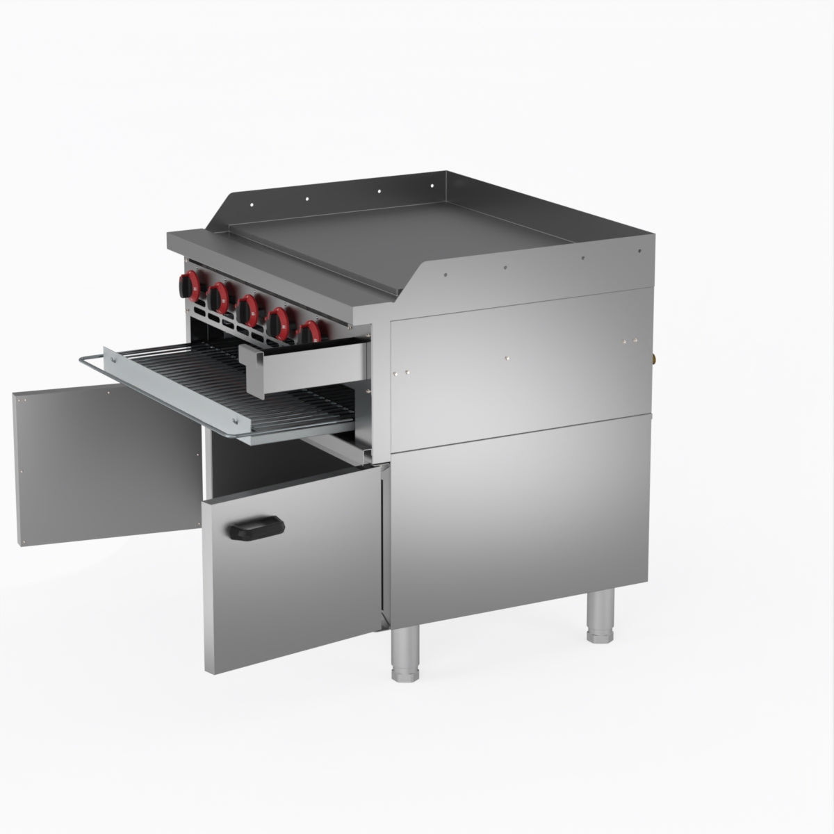 GasMAX Gas Griddle And Toaster With Cabinet GGS-36
