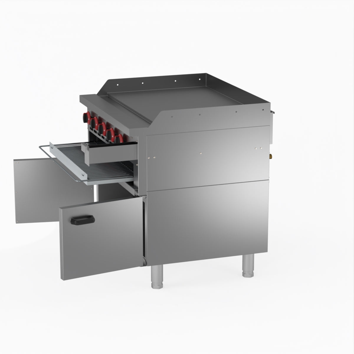 GasMAX Gas Griddle And Toaster With Cabinet GGS-36