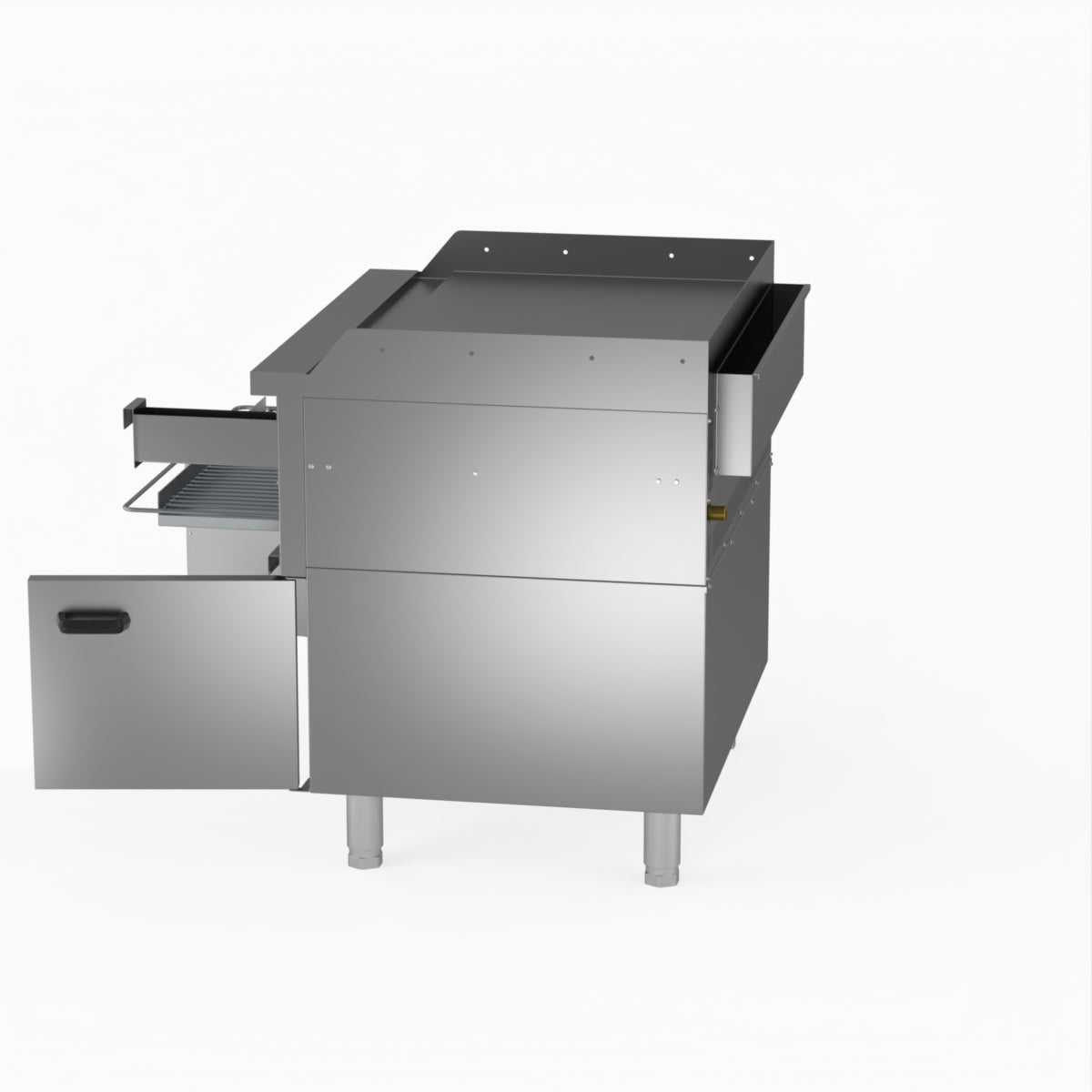 GasMAX Gas Griddle And Toaster With Cabinet GGS-36LPG