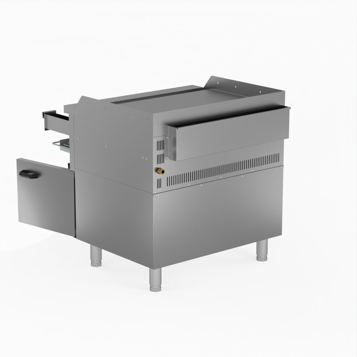 GasMAX Gas Griddle And Toaster With Cabinet GGS-36LPG