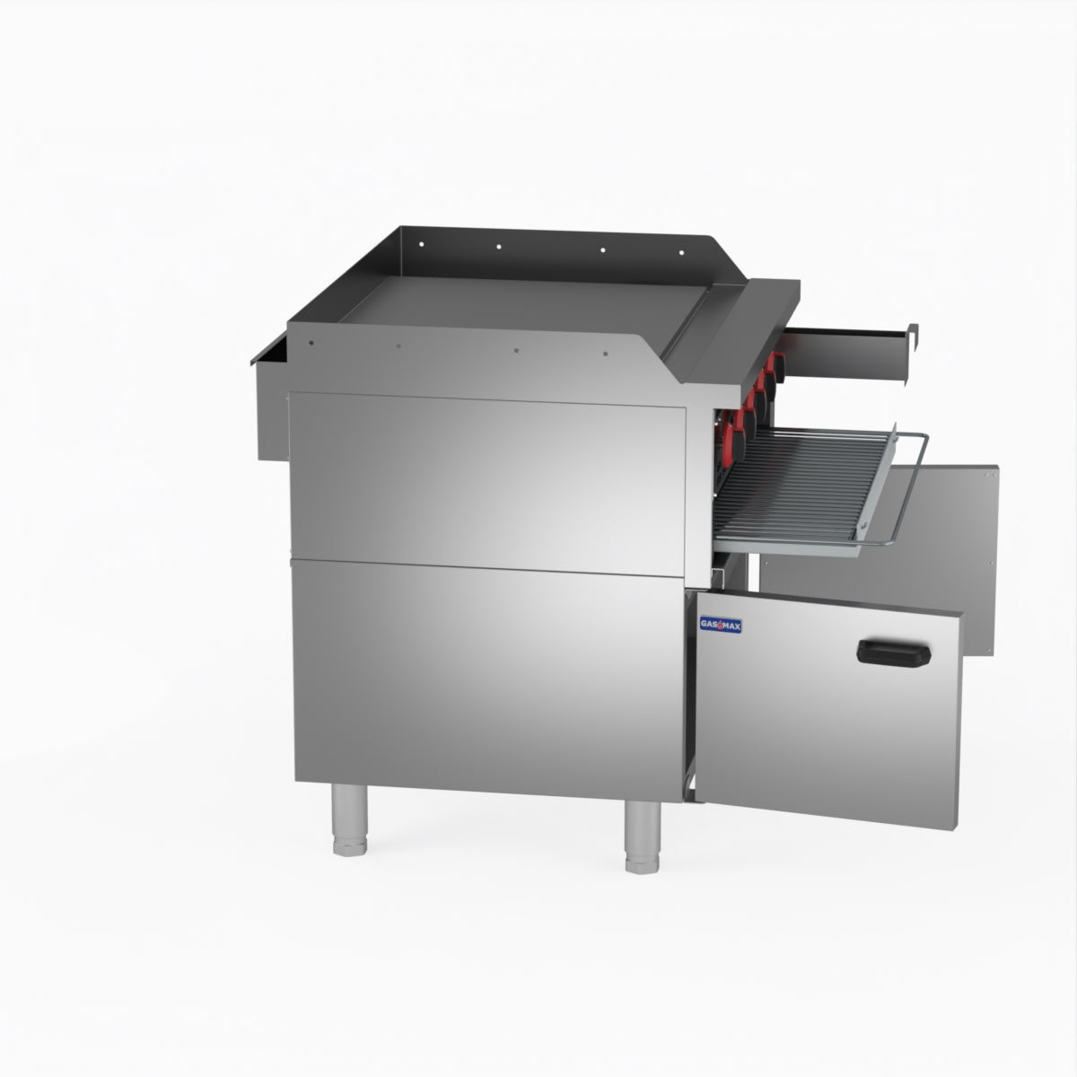 GasMAX Gas Griddle And Toaster With Cabinet GGS-36LPG