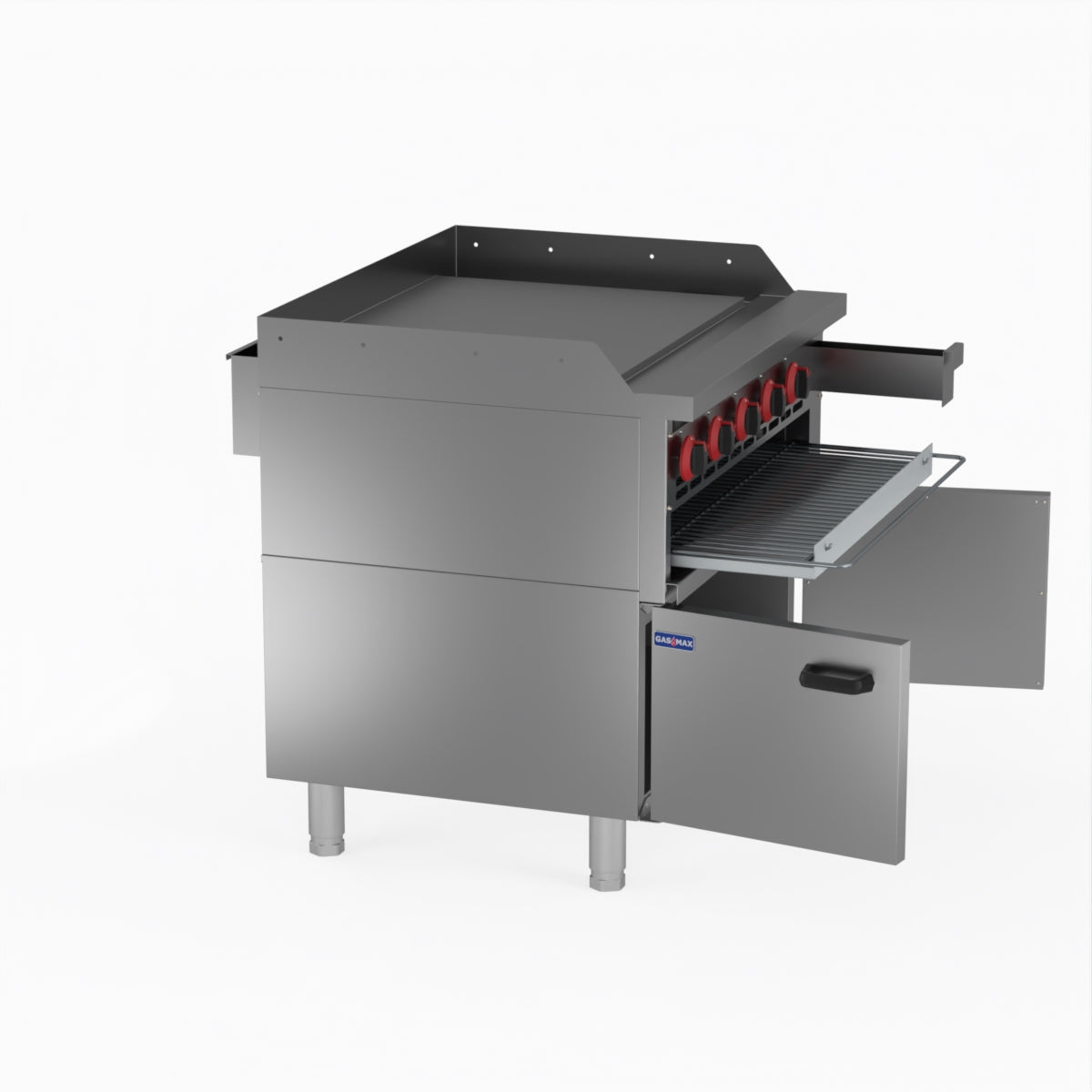 GasMAX Gas Griddle And Toaster With Cabinet GGS-36LPG