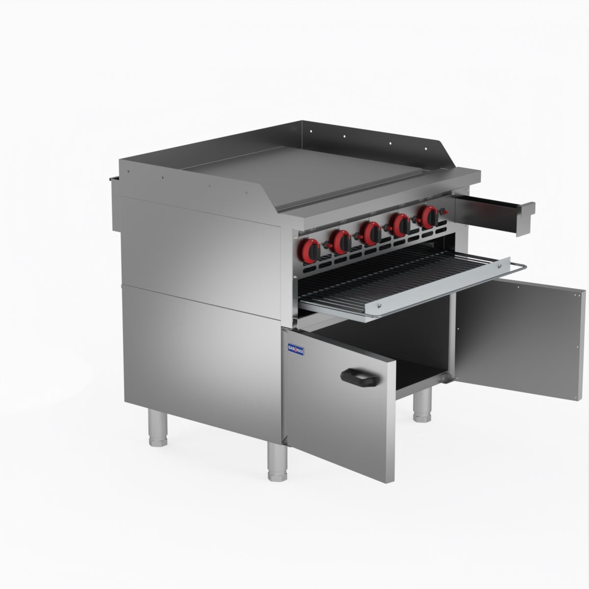 GasMAX Gas Griddle And Toaster With Cabinet GGS-36