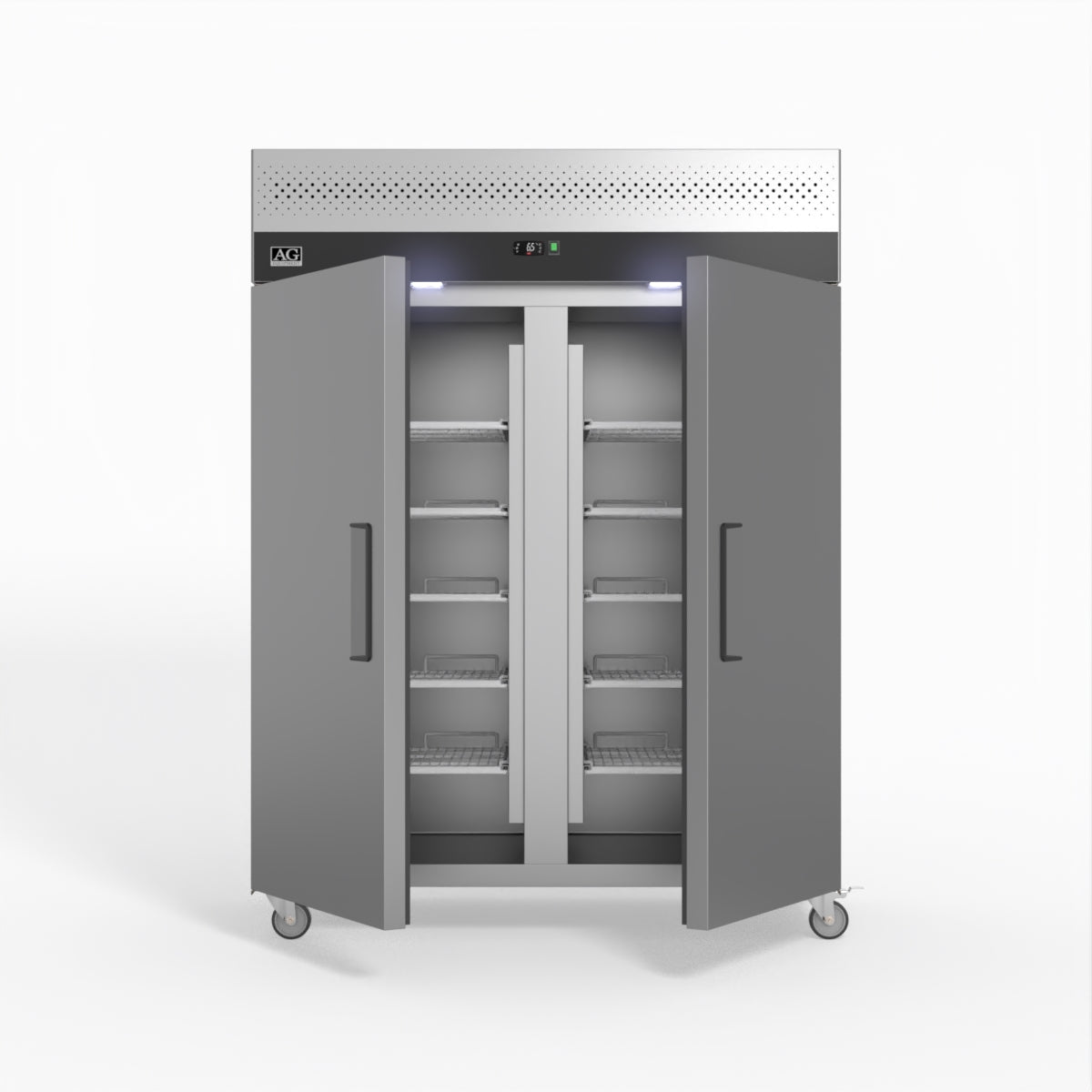AG 1300 Litre Upright Double Door Stainless Steel Door Fridge GNX1400TN