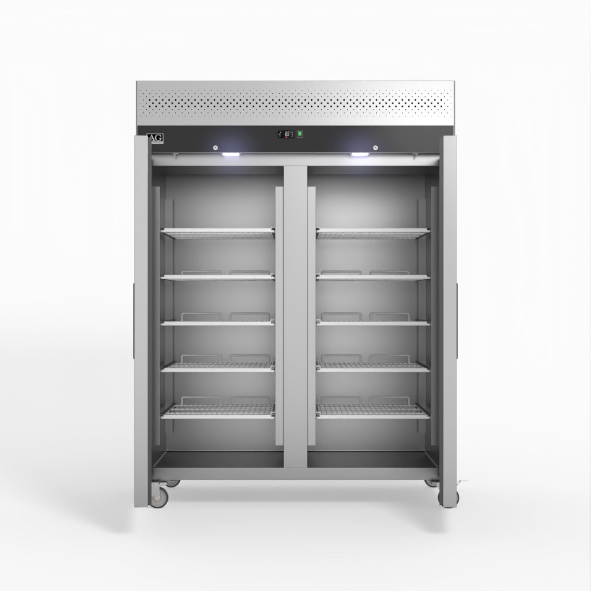 AG 1300 Litre Upright Double Door Stainless Steel Door Fridge GNX1400TN