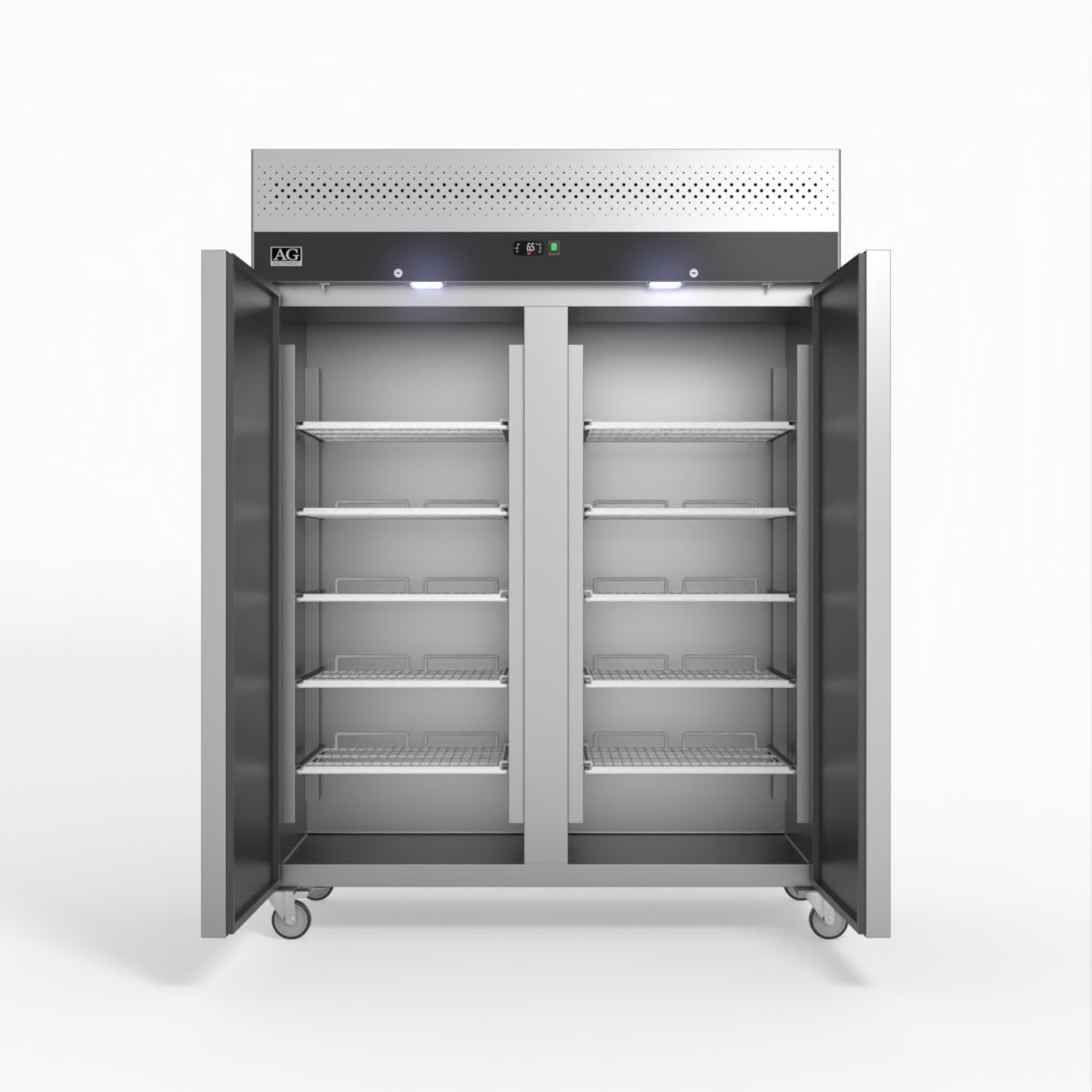 AG 1300 Litre Upright Double Door Stainless Steel Door Fridge GNX1400TN