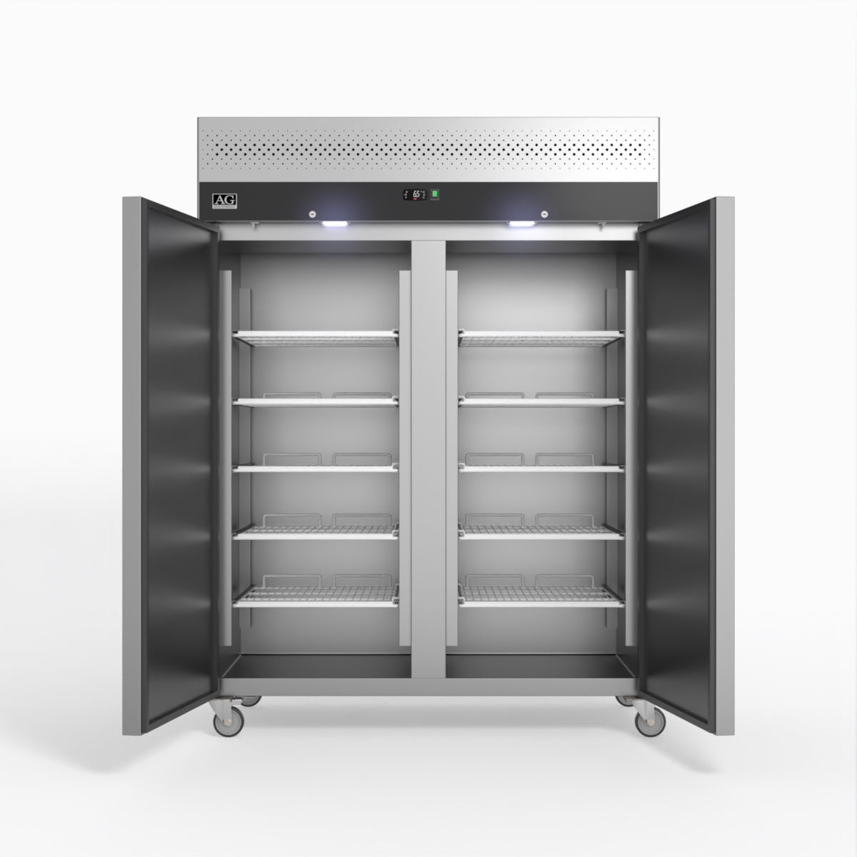 AG 1300 Litre Upright Double Door Stainless Steel Door Fridge GNX1400TN