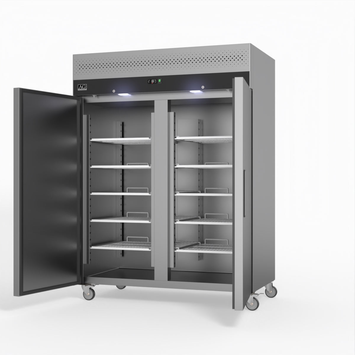 AG 1300 Litre Upright Double Door Stainless Steel Door Fridge GNX1400TN