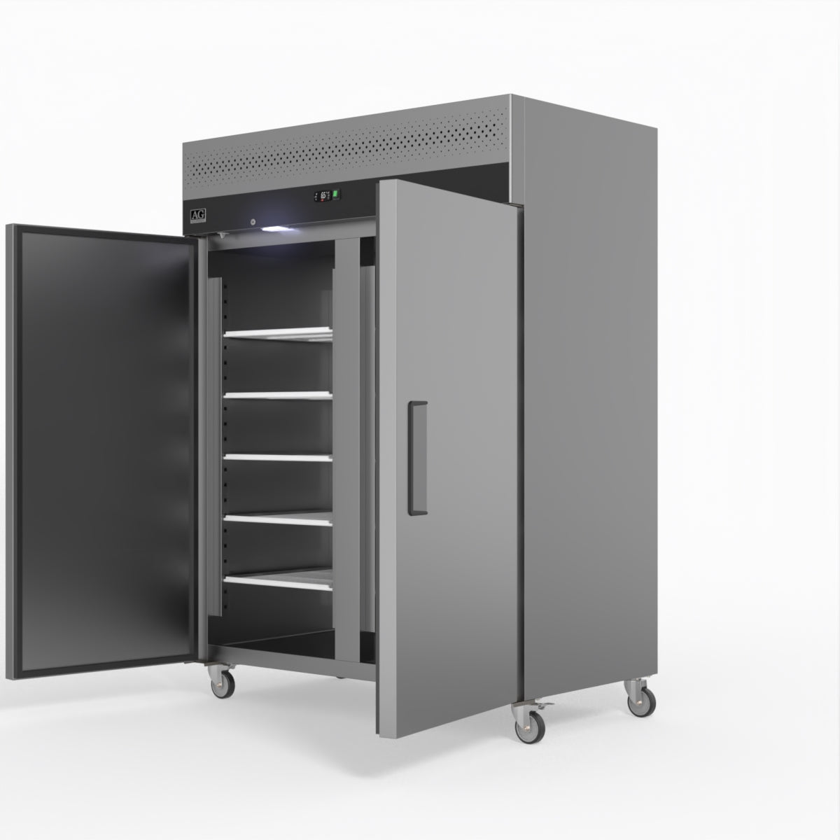 AG 1300 Litre Upright Double Door Stainless Steel Door Fridge GNX1400TN