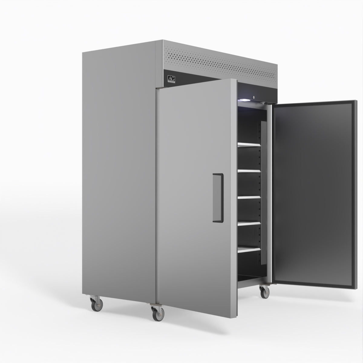 AG 1300 Litre Upright Double Door Stainless Steel Door Fridge GNX1400TN