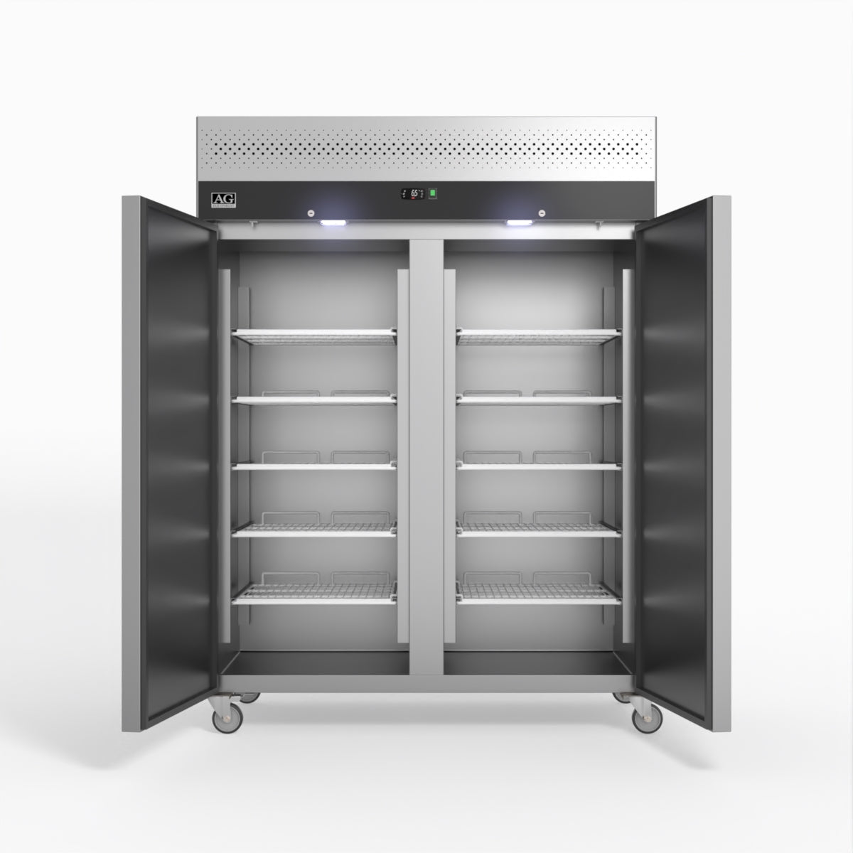 AG 1300 Litre Upright Double Door Stainless Steel Door Fridge GNX1400TN