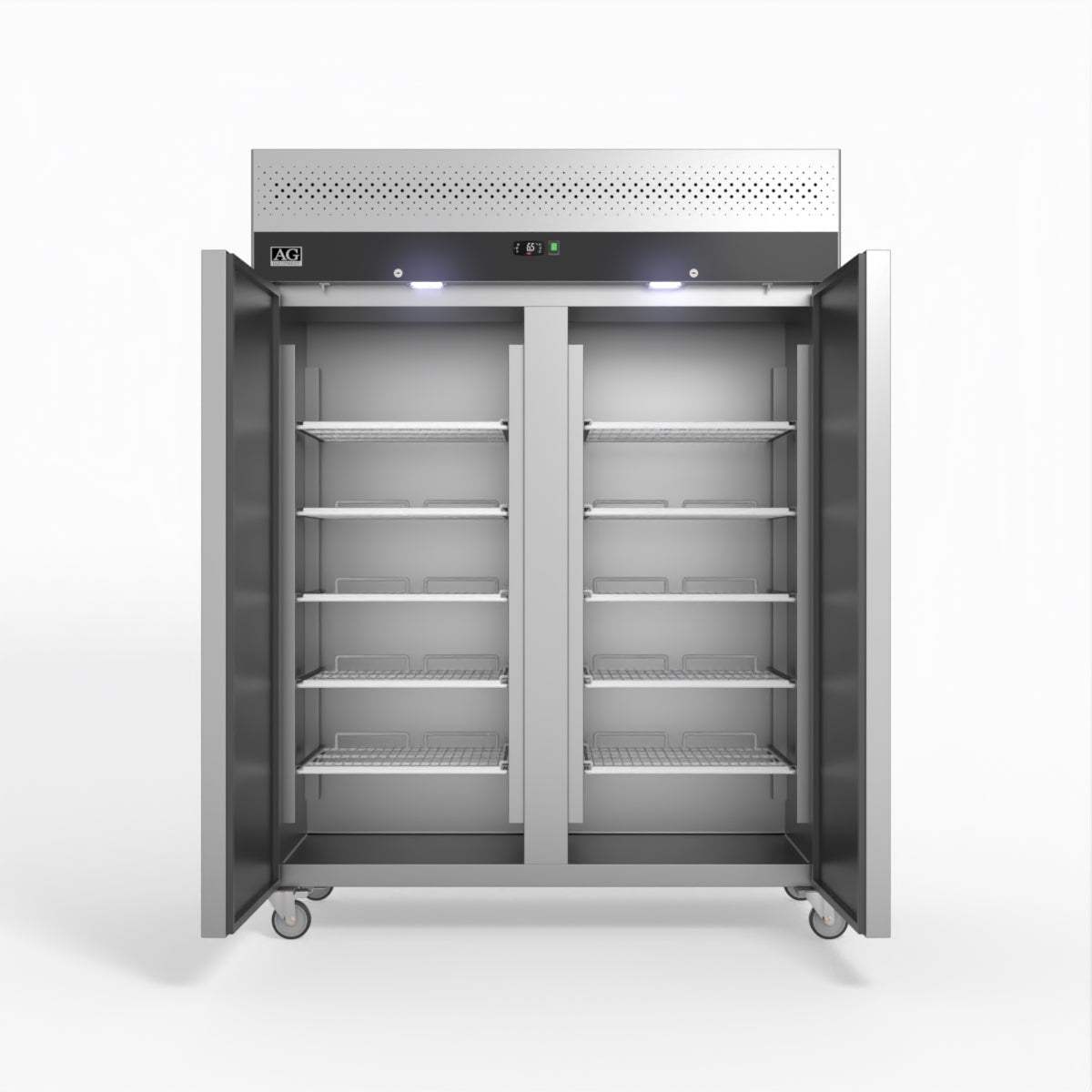 AG 1300 Litre Upright Double Door Stainless Steel Door Fridge GNX1400TN