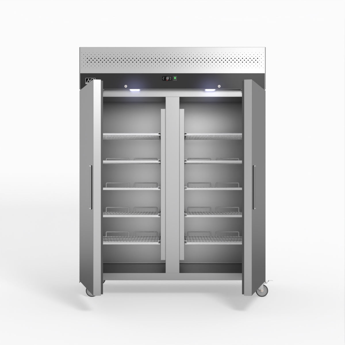 AG 1300 Litre Upright Double Door Stainless Steel Door Fridge GNX1400TN