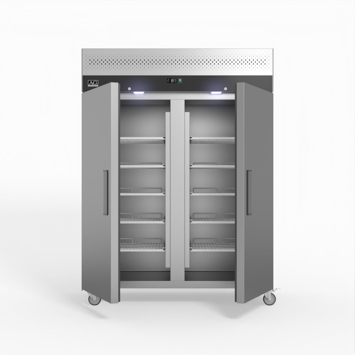 AG 1300 Litre Upright Double Door Stainless Steel Door Fridge GNX1400TN