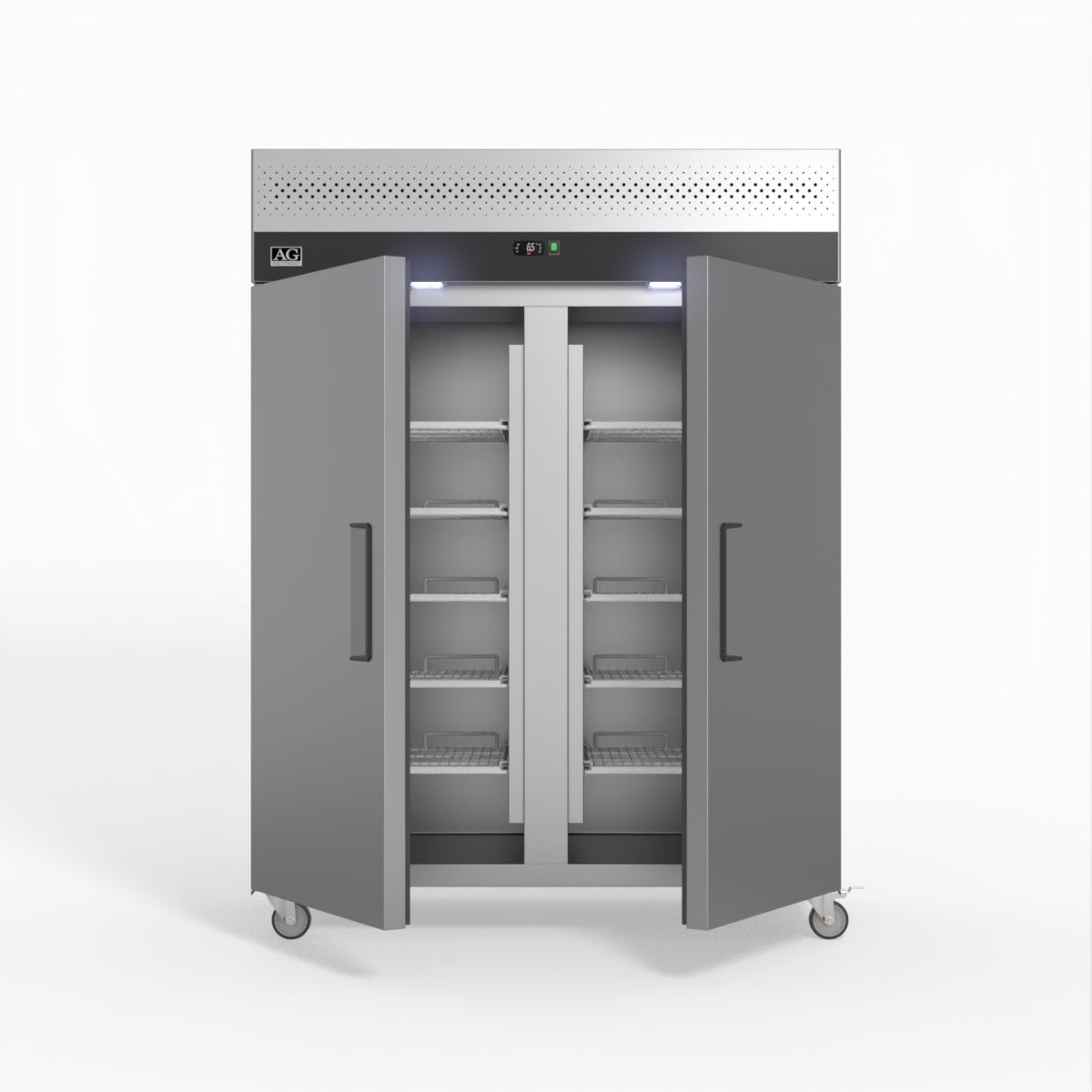 AG 1300 Litre Upright Double Door Stainless Steel Door Fridge GNX1400TN