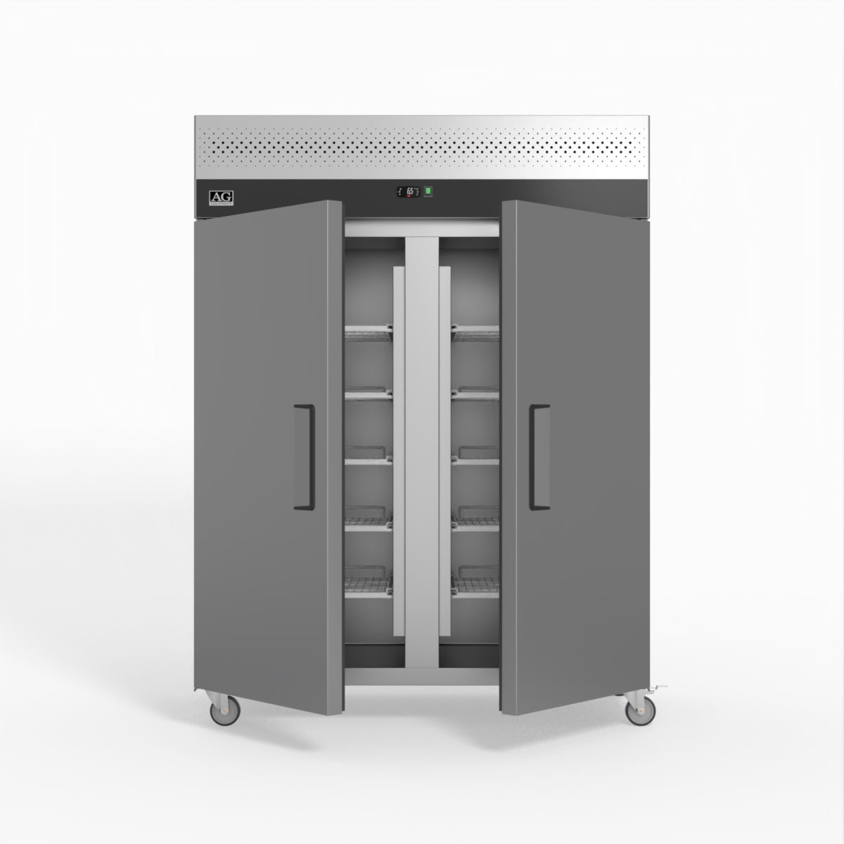 AG 1300 Litre Upright Double Door Stainless Steel Door Fridge GNX1400TN