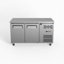 AG Two Door Commercial Worktop / Under Bench Freezer 700mm Depth GNX2100BT