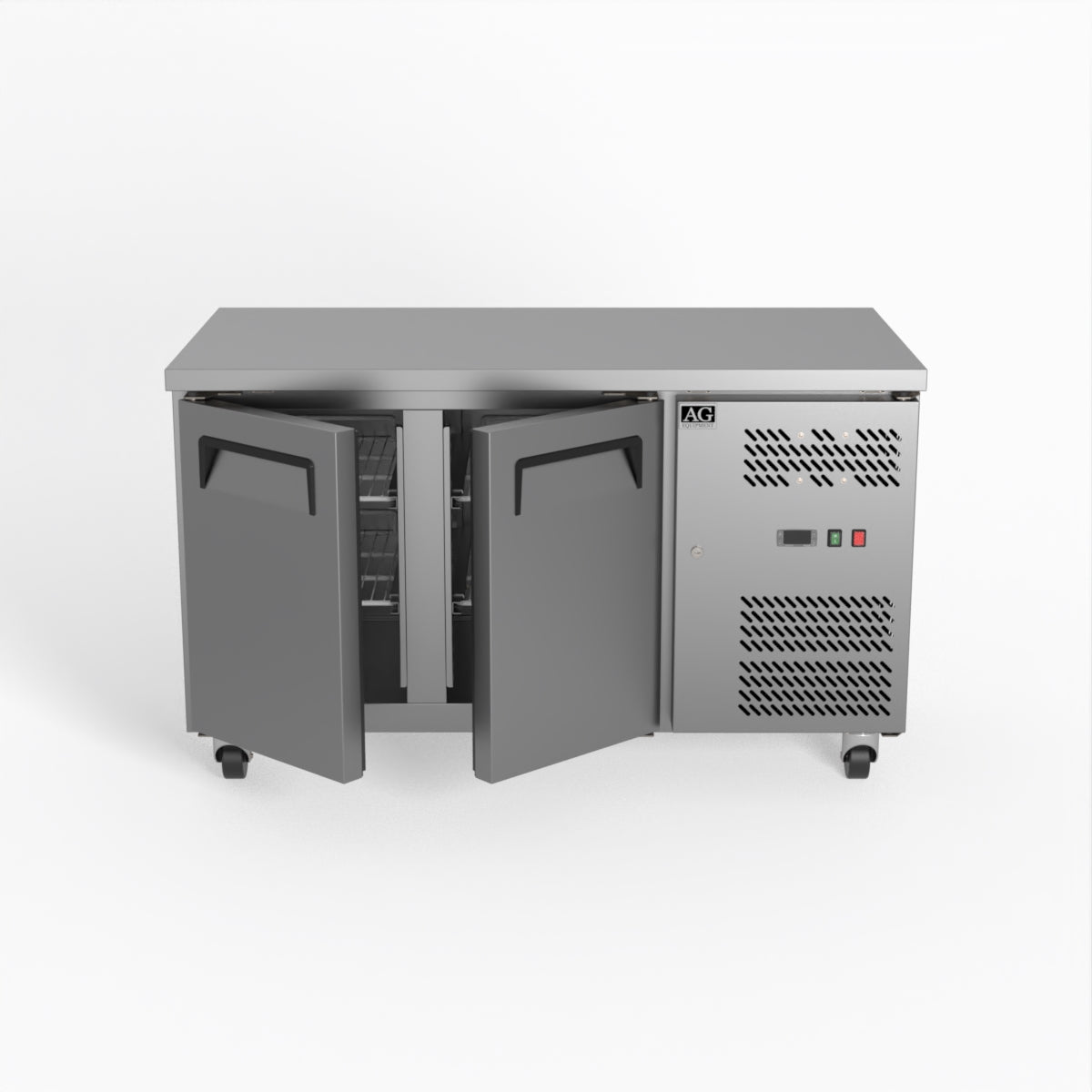 AG Two Door Commercial Worktop / Under Bench Freezer 700mm Depth GNX2100BT