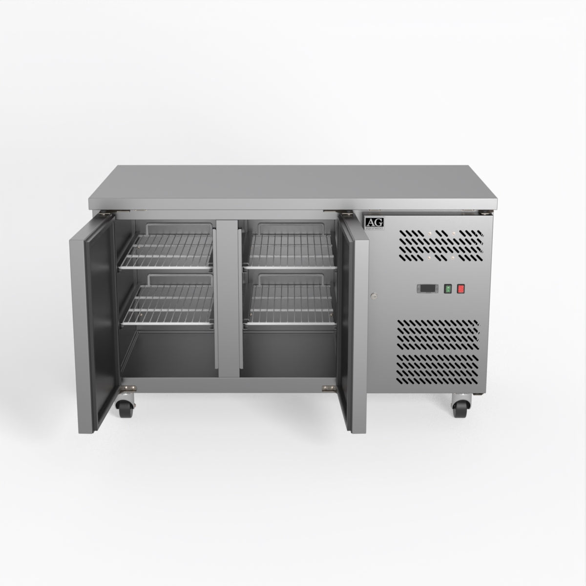 AG Two Door Commercial Worktop / Under Bench Freezer 700mm Depth GNX2100BT