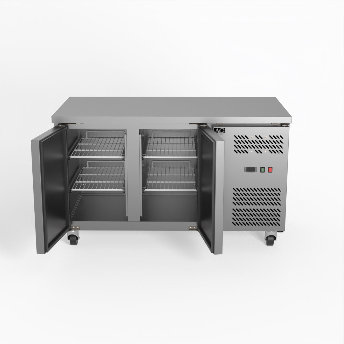 AG Two Door Commercial Worktop / Under Bench Freezer 700mm Depth GNX2100BT