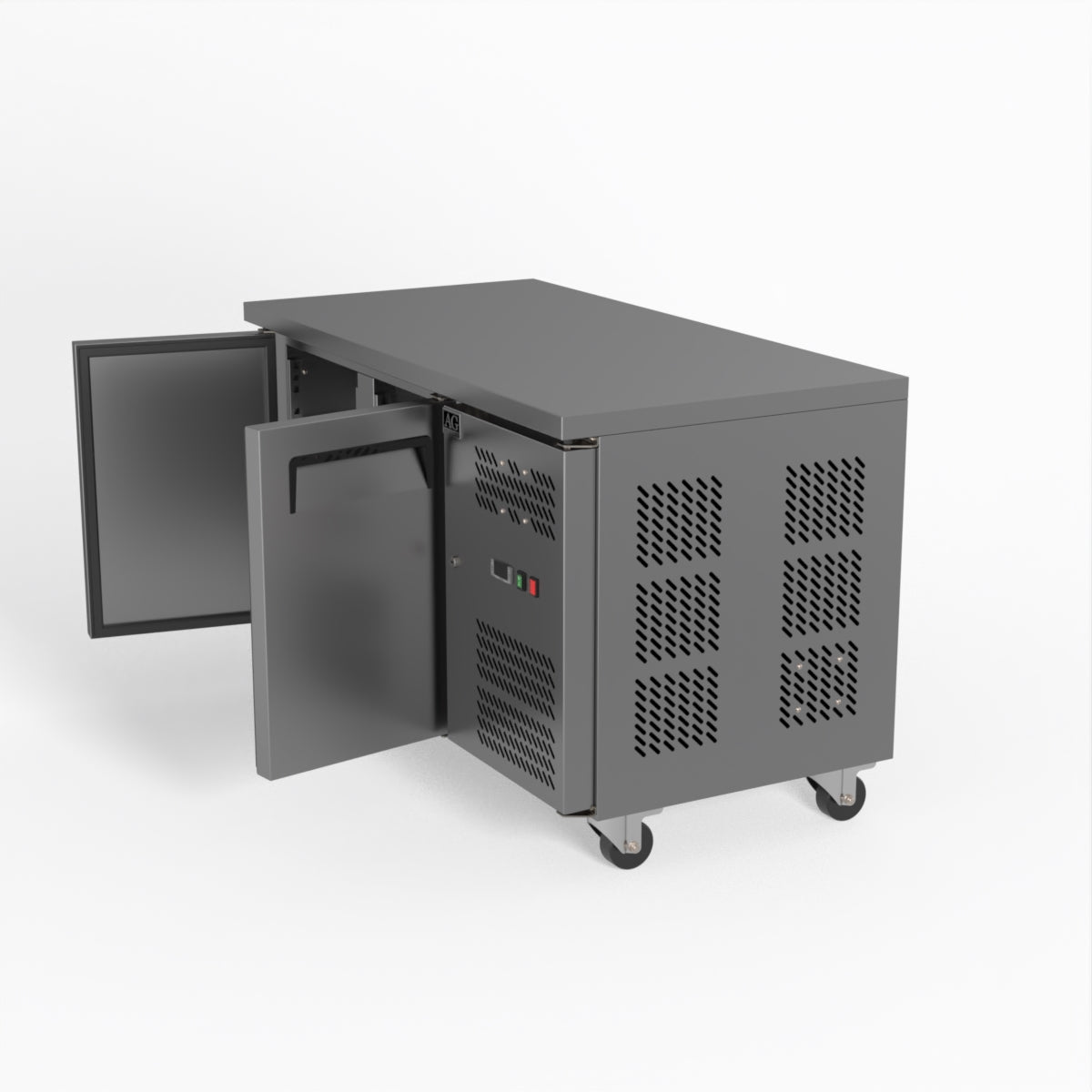 AG Two Door Commercial Worktop / Under Bench Freezer 700mm Depth GNX2100BT