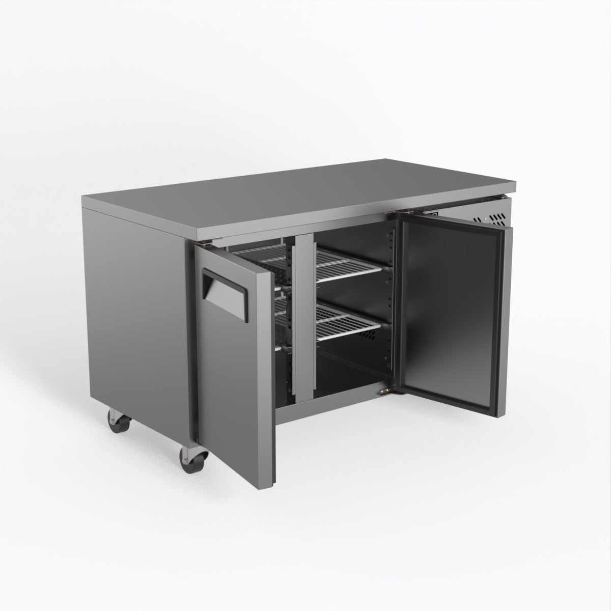 AG Two Door Commercial Worktop / Under Bench Freezer 700mm Depth GNX2100BT