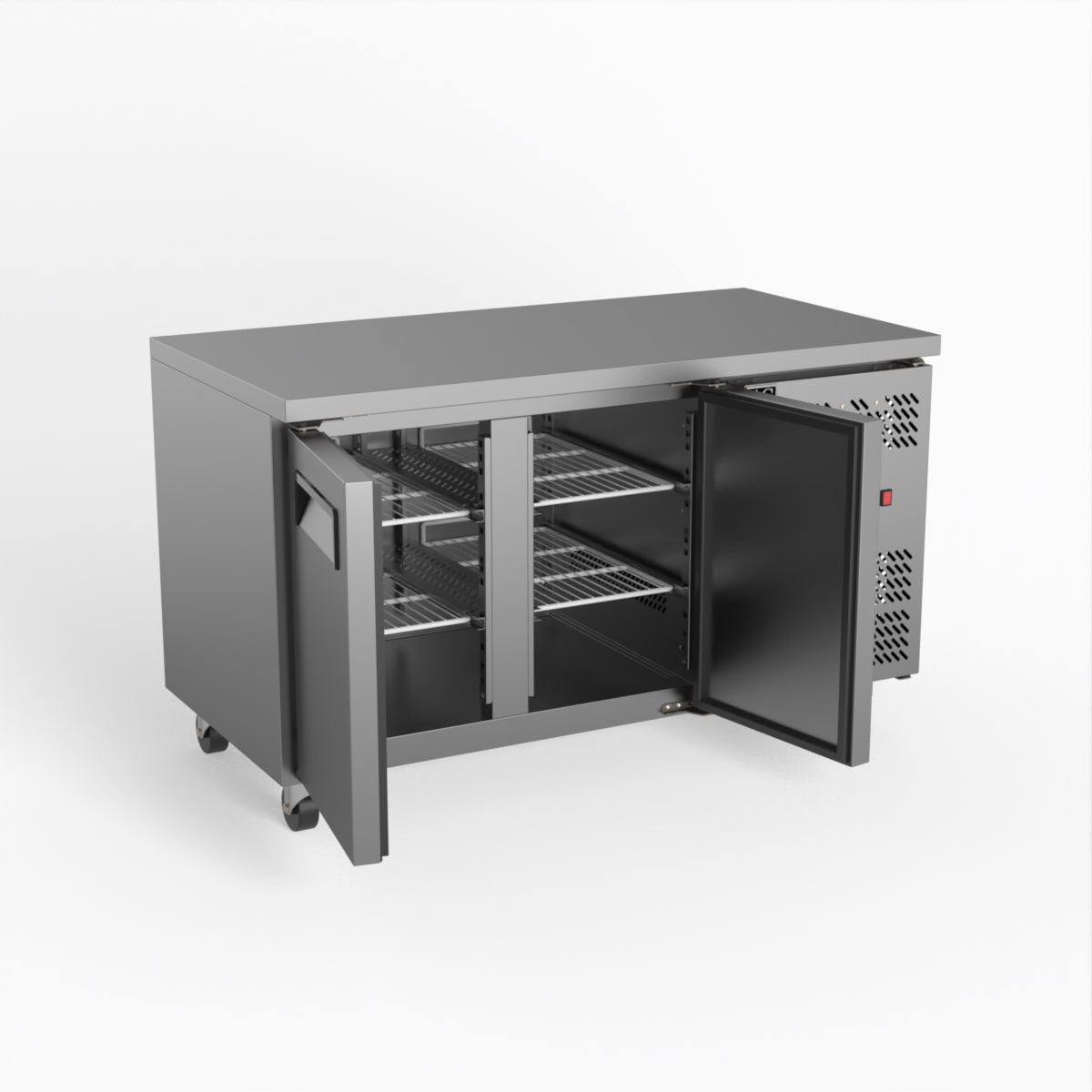 AG Two Door Commercial Worktop / Under Bench Freezer 700mm Depth GNX2100BT