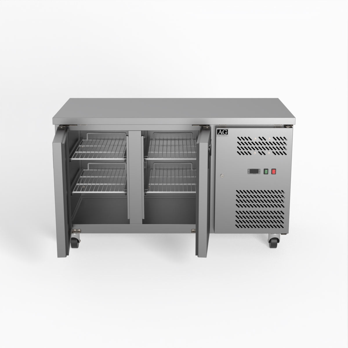 AG Two Door Commercial Worktop / Under Bench Freezer 700mm Depth GNX2100BT
