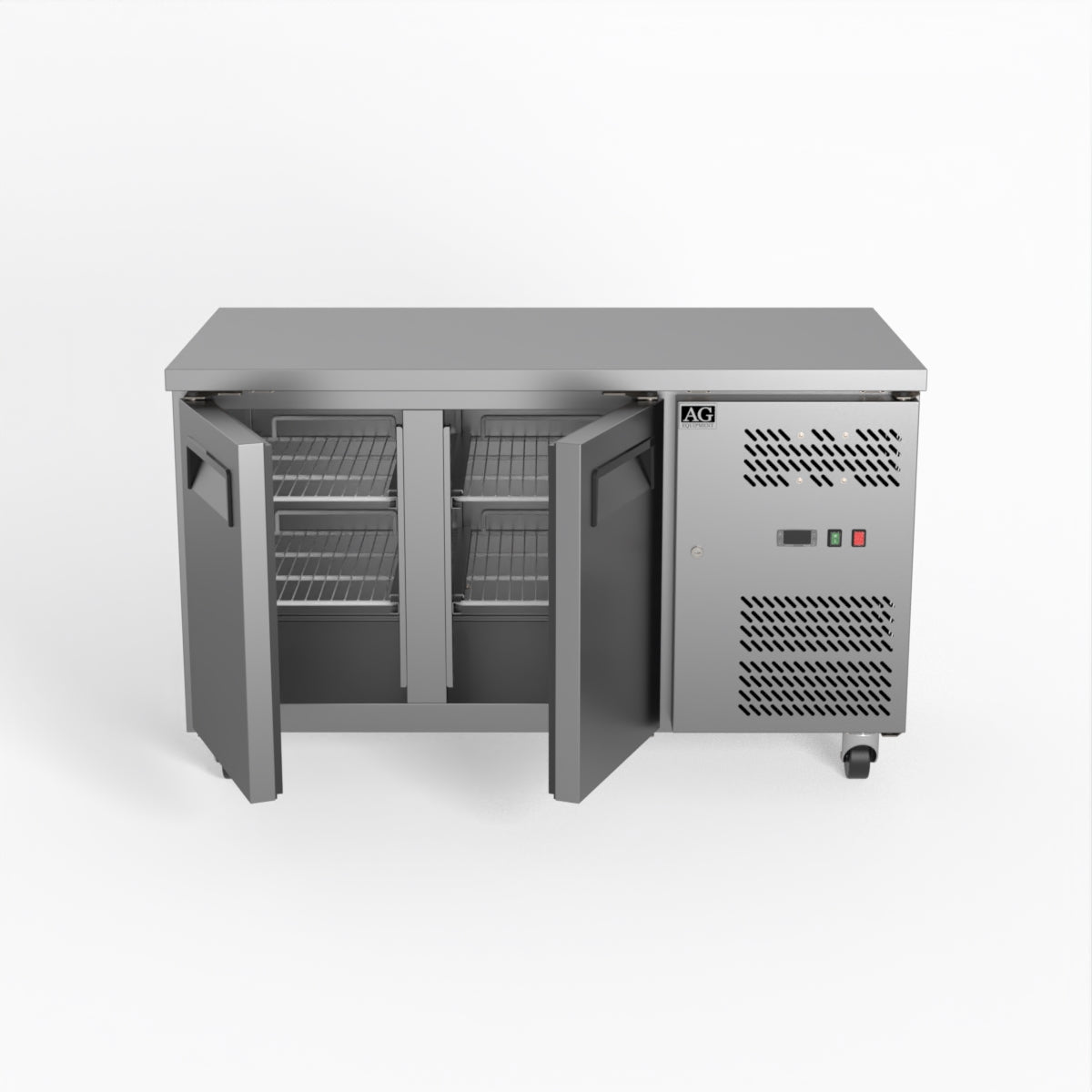 AG Two Door Commercial Worktop / Under Bench Freezer 700mm Depth GNX2100BT