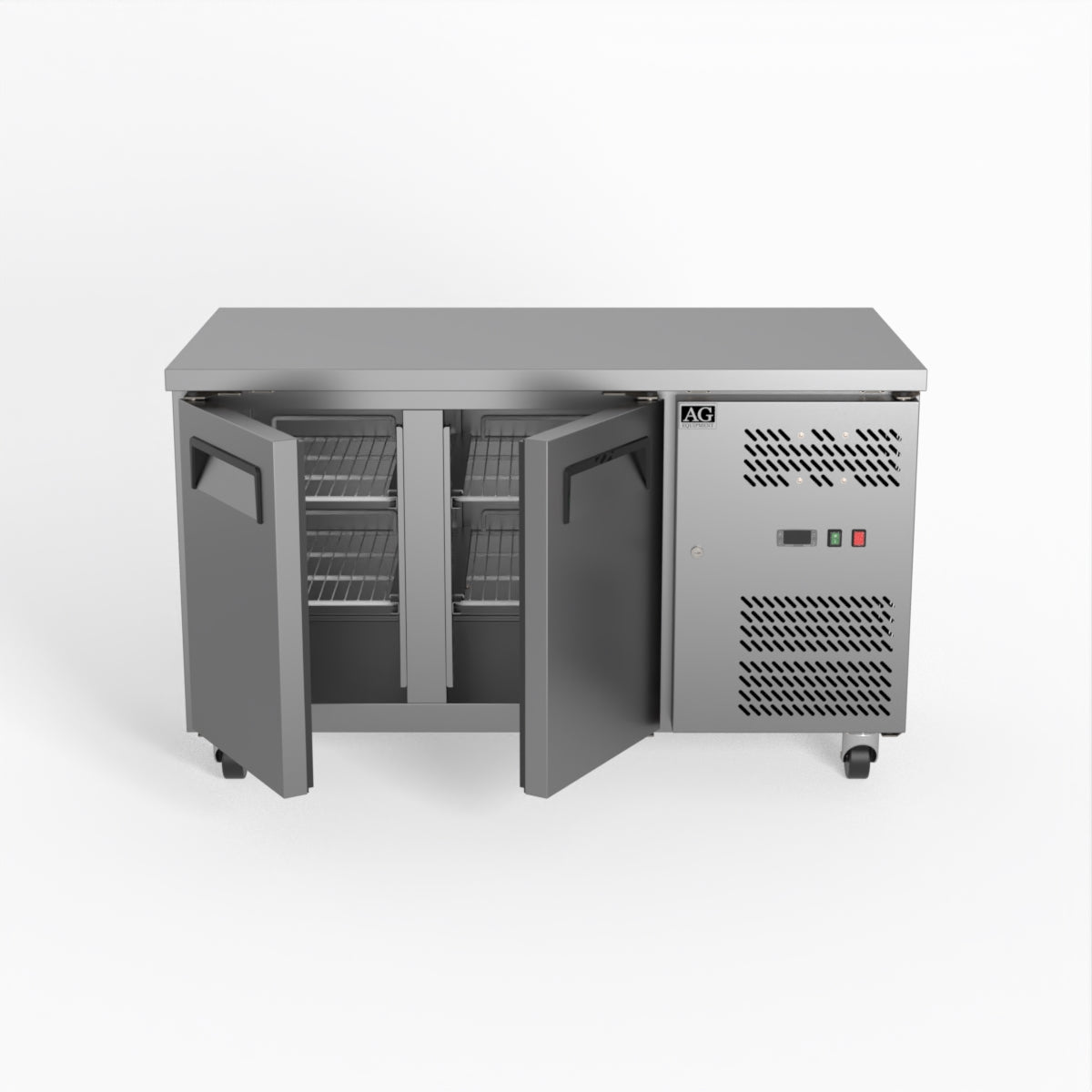 AG Two Door Commercial Worktop / Under Bench Freezer 700mm Depth GNX2100BT