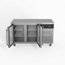 AG Two Door Commercial Glass Door Worktop / Under Bench Display Fridge 700mm Depth GNX2100TNG