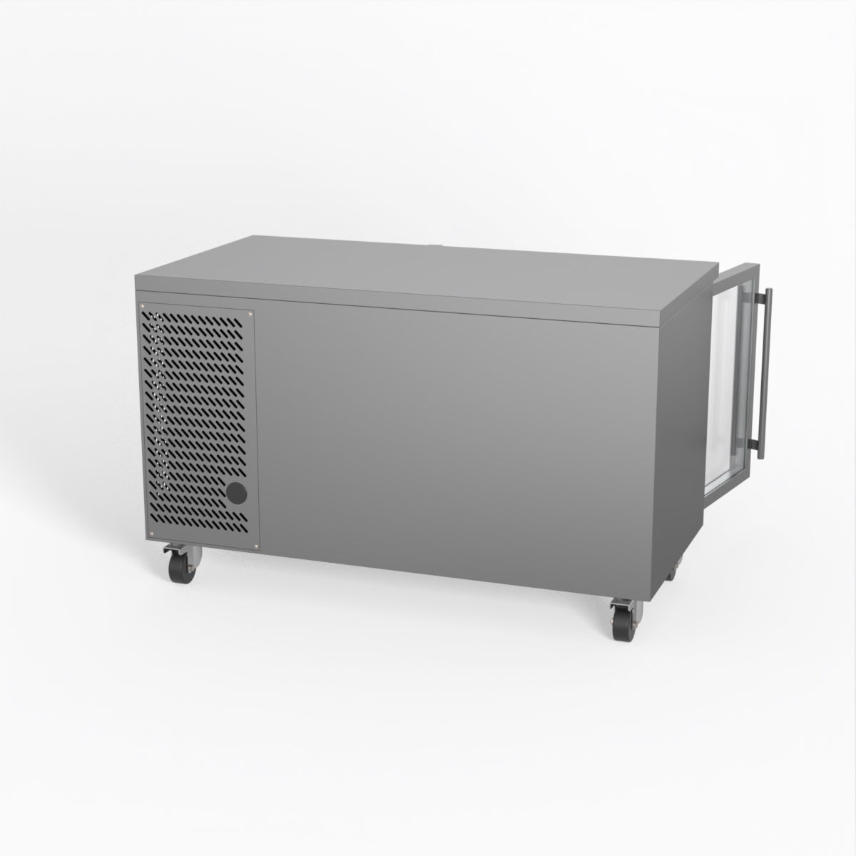 AG Two Door Commercial Glass Door Worktop / Under Bench Display Fridge 700mm Depth GNX2100TNG